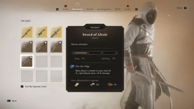 Ezio And Altair Weapons