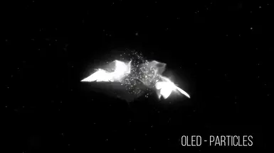 Oled b&w  particles