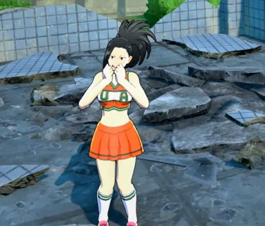 Momo Yaoyorozu Cheerleader skin