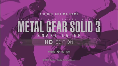 MGS3 - High Resolution UI Textures (AI Upscaled)