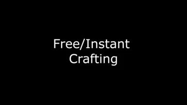 Free Instant Crafting