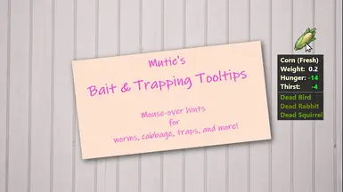 Mutie's bait tooltip