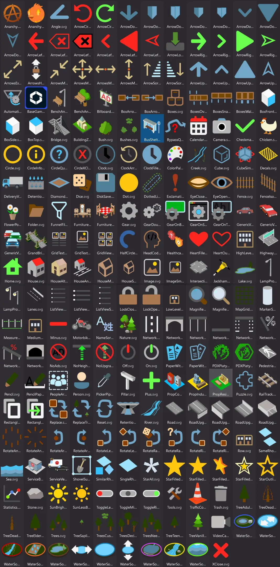 Unified Icon Library at Cities: Skylines II Nexus - Mods and community