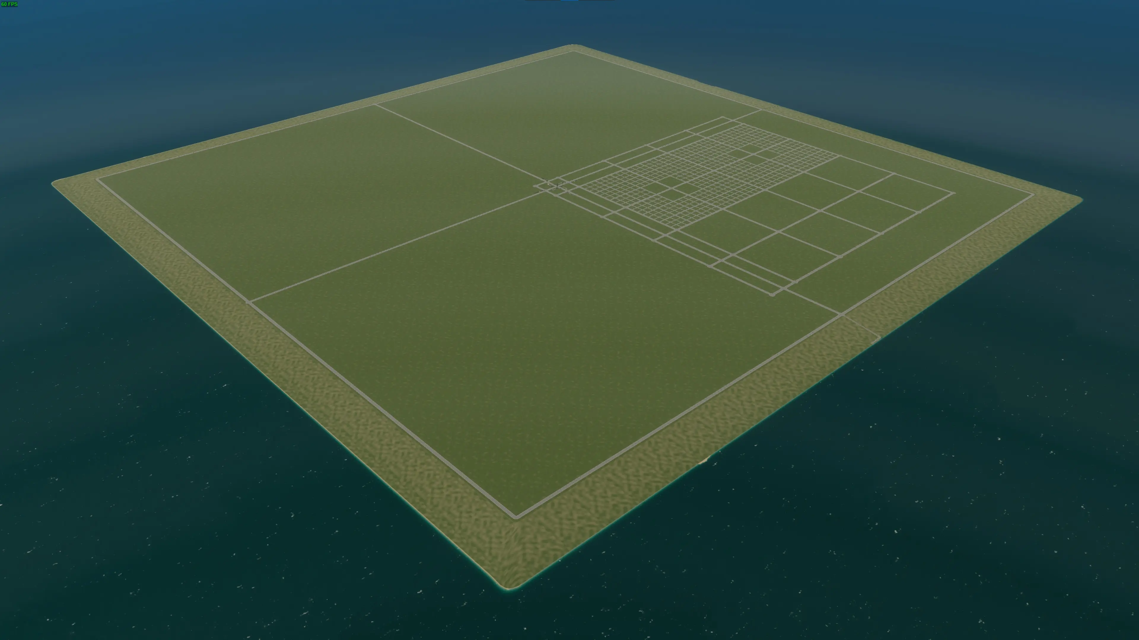 Quadrant Map - A flat map ideal for building at Cities: Skylines II ...