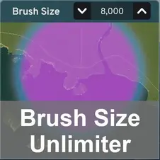 Brush size unlimited