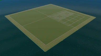 Quadrant Map - A flat map ideal for building