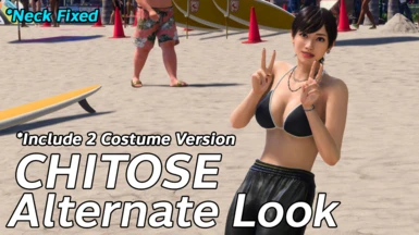 Chitose Alt Look (Replace Hawaii Costume)