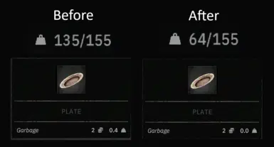 Item Weight Control