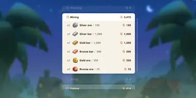 Oh My Gold (mineral's price balancing)