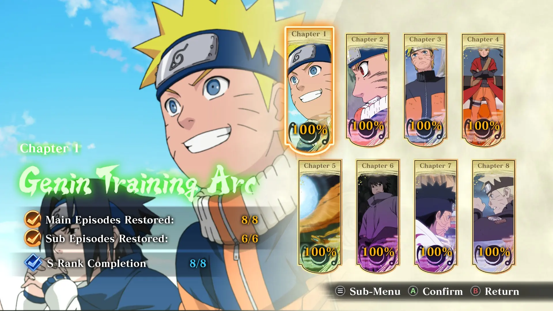 Completed Save Game at Naruto Shippuden: Ultimate Ninja Storm 4 Nexus -  Mods and Community