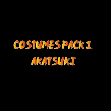 Costumes Pack 1 - Akatsuki