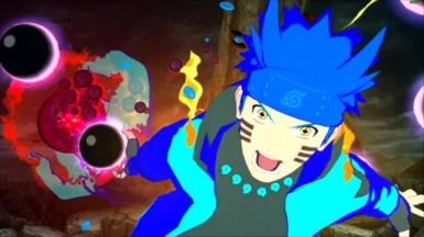 Blue Fire Six Paths Naruto mod
