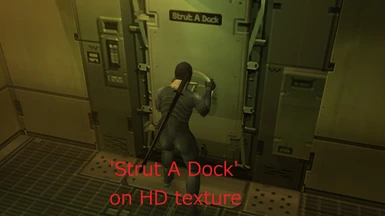 STRUT A DOCK over HD texture