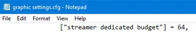 Default setting (!)