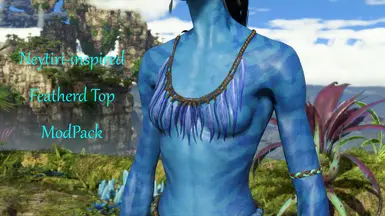 Neytiri-inspired Feathered Top Modpack (13 versions)