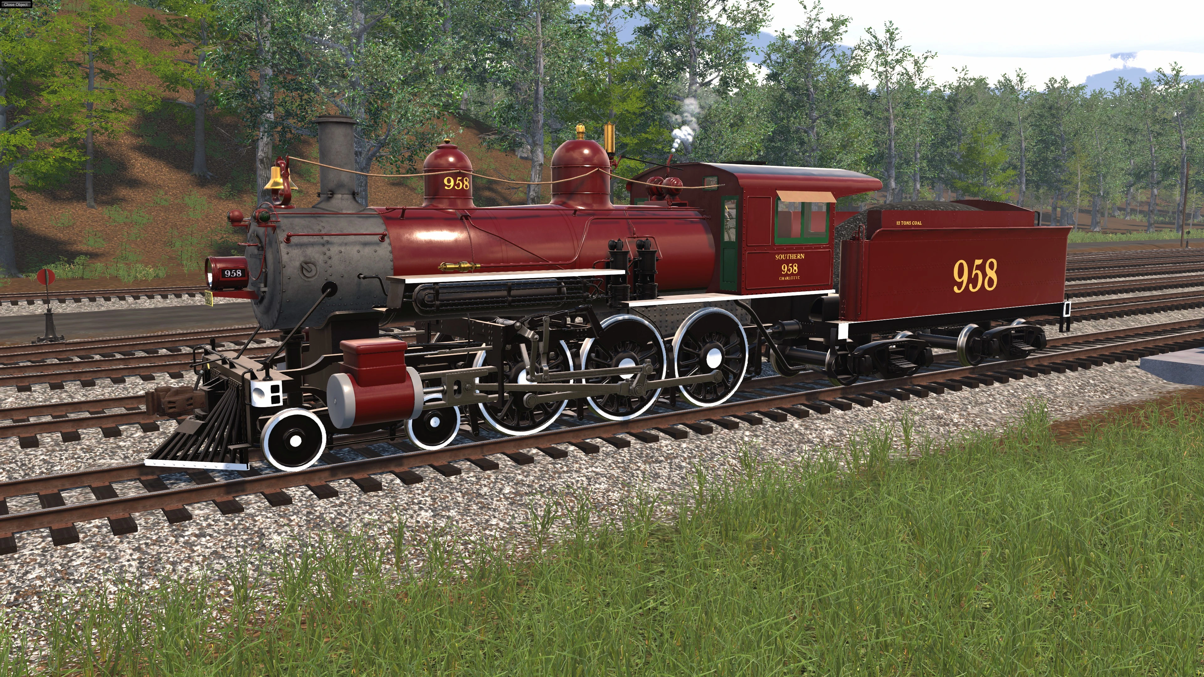 Southern Railway F-1 class 4-6-0 Ten-Wheeler at Railroader