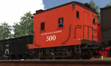 Huntington and Broad top Caboose