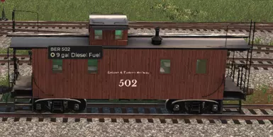 Manned late caboose