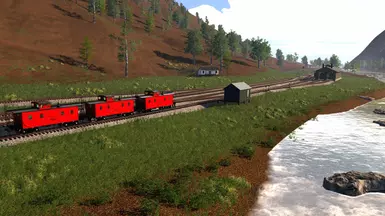 Foxy's Nantahala Engine Shed and Storage Track