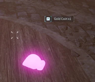 Glowing Pink Loot And Gold Bags