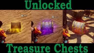 Unlocked Treasure Chests