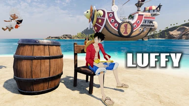 Luffy - Cartoon render