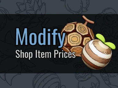 Modify Shop Item Prices