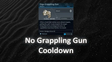 No Grappling Gun CoolDown Timer