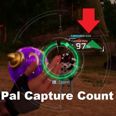 Pal Capture Count