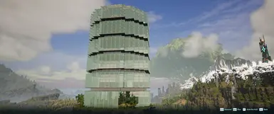 SkyScraper on a Mountain