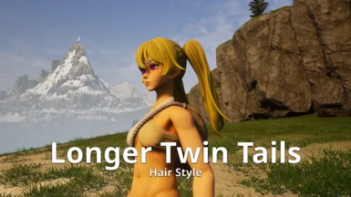 Longer Twin Tails with color selection