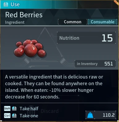 For all the berry maniacs out there. From vanilla no buff to modded slight buff of slowed hunger decrease