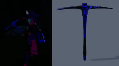 Pickaxe BlueOrnament