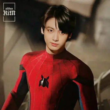 Jungkook Over Peter Parker (Head Replacer)