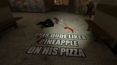 TeeJay's Pineapple Pizza Graffiti