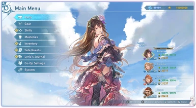 Granblue Relink Cheat save for 1.0.5