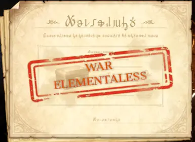 WAR ELEMENTALESS