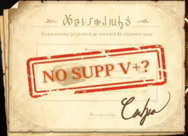 NO SUPP V+?