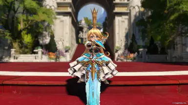 Charlotta Ascension skin over Terminus, keeping Terminus glow