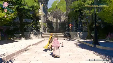 He's just standing there MENACINGLY...