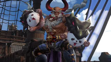 Coco and Mimi (Replace Ghandagoza's default weapon)