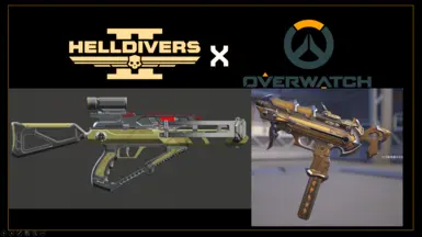 Demon Hunter Sombra's Machine Pistol replace CB-9 Exploding Crossbow