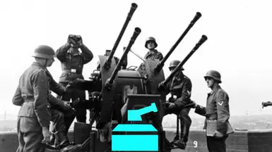 Flak38 AntiAir emplacement