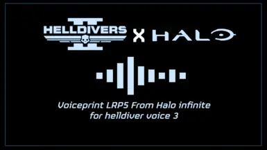 (AI Voice) Spartan Voiceprint LRP5 Replacer for Helldiver Voice 3