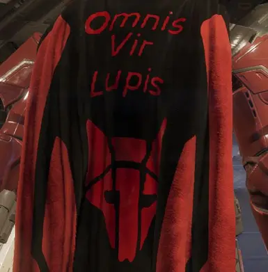 Red Rising - Omnis Vir Lupis Cape