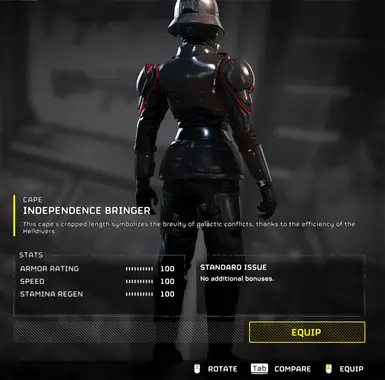 Invisible Independence Bringer Cape