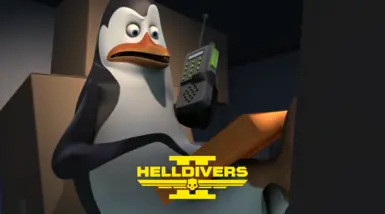 Kowalski the penguin as Mission Control HEDIVERS 2