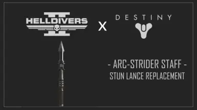 D2 Arc-strider Staff