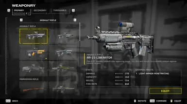Helldiverized default Liberator