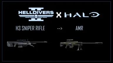 Halo 3 Sniper Rifle - Anti Material Rifle Replacer